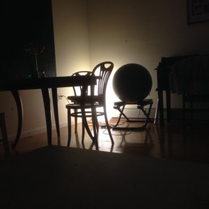 The far corner of our living room.