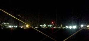 View of Weehauken at night.