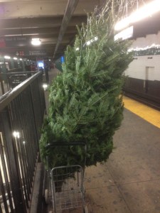 On the West 4th Street platform.