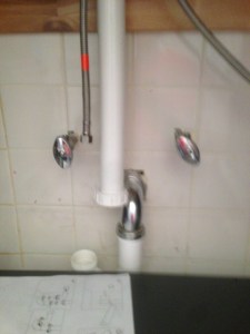 See how the pipe is off?