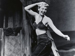 Mar Martin washes a man out of her hair.