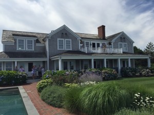 This is the setting of the fundraising breakfast.